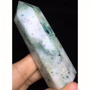 101g Fynchenite Chrysocolla Malachite Points Tower Crystal Generator